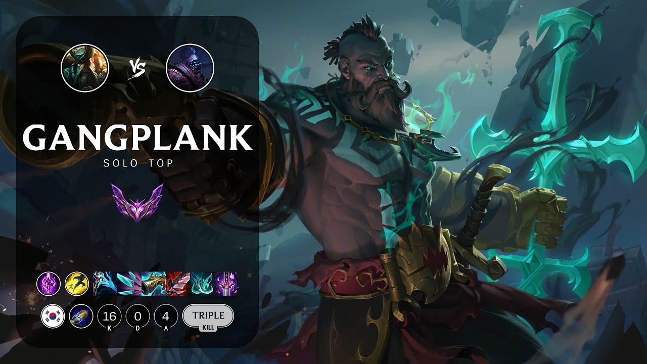 Gangplank Top vs Jax - KR Master Patch 14.3