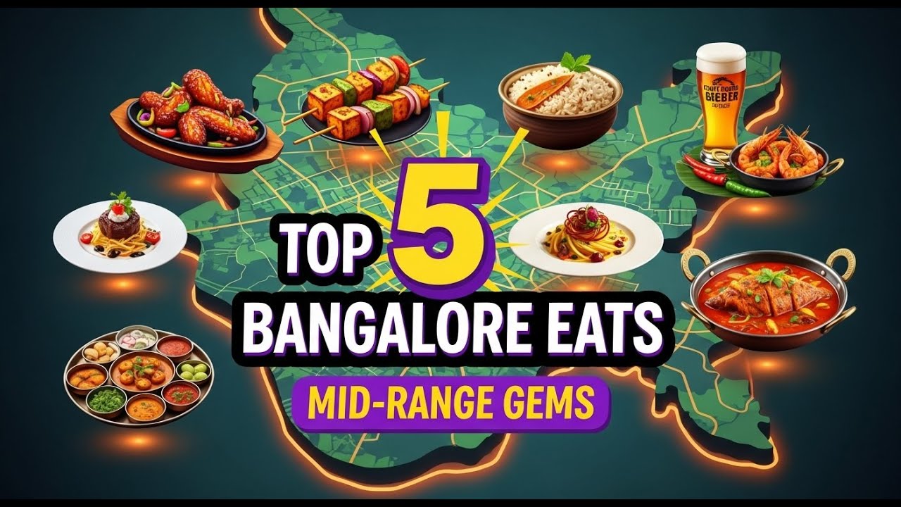 BANGALORE FOOD GUIDE 2025: Top 5 Mid-Range Restaurants That Won't Break the Bank! 💸