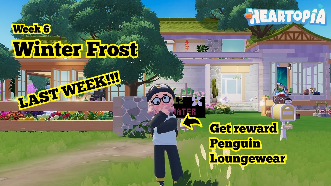 Play #17 | Heartopia Week 6 Winter Frost, Last Week of The Event!! - Cozy Calm Gameplay, No Talking