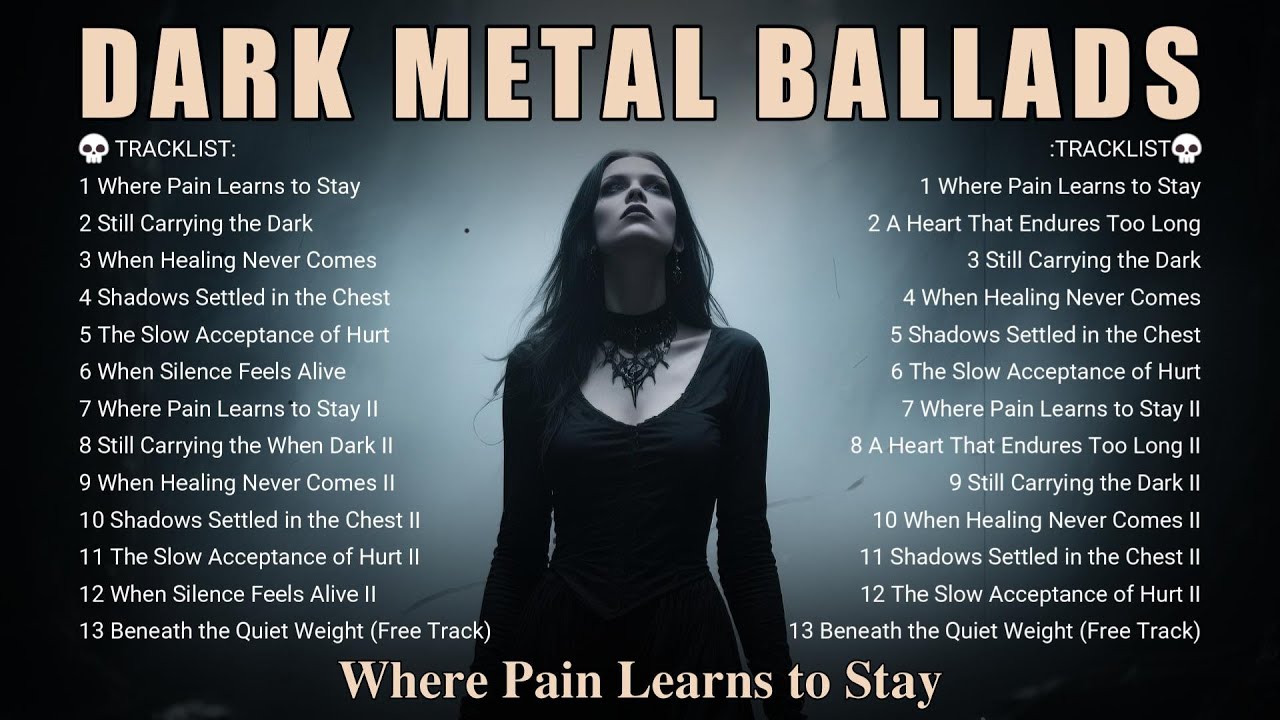 Dark Metal Ballads – Where Pain Learns to Stay | Gothic Doom & Melancholic Depth