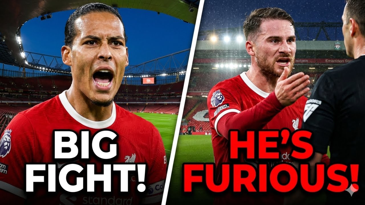 🔴 VAN DIJK DEFIANT! MAC ALLISTER LOSES IT AFTER FULHAM DRAW!  