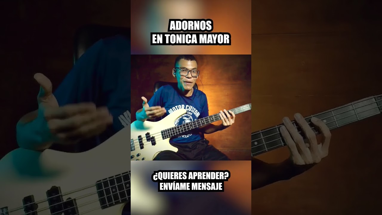 ADORNOS PARA PASAR A CUALQUIER NOTA EN EL BAJO