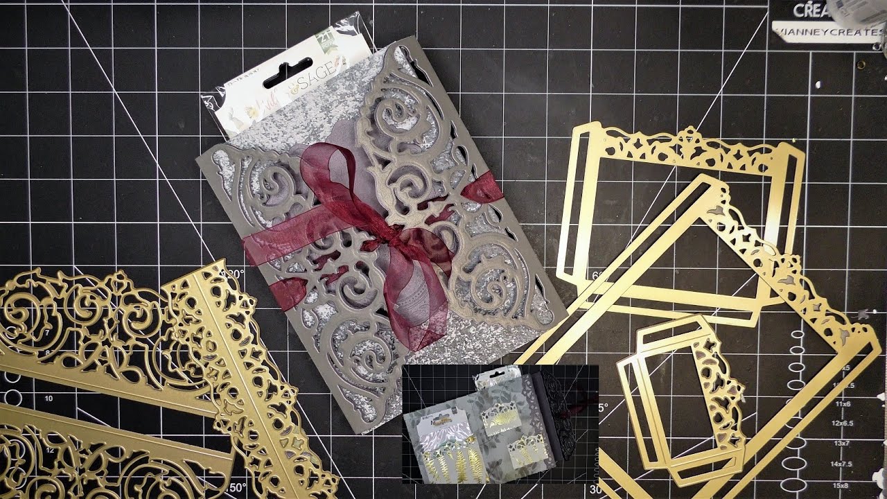 Anna Griffin "Booklet Album" Dies Tutorial! Adding the Pockets & Finishing Up!