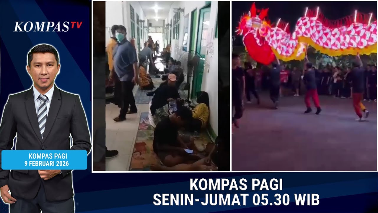 Dugaan Keracunan MBG hingga Atraksi Naga Bersinar | KOMPAS PAGI 9 FEBRUARI 2026