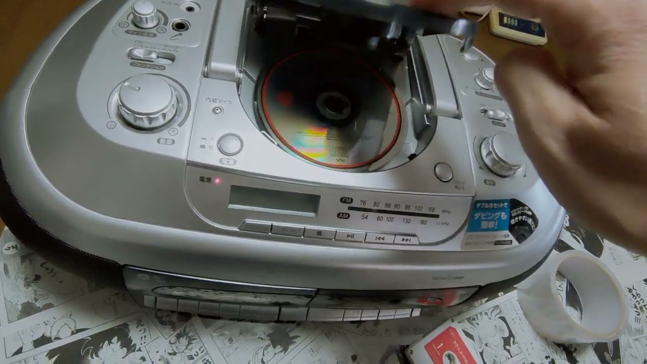 Koizumi stereo cd double cassette recorder SAD-4937 2018年製 Japan