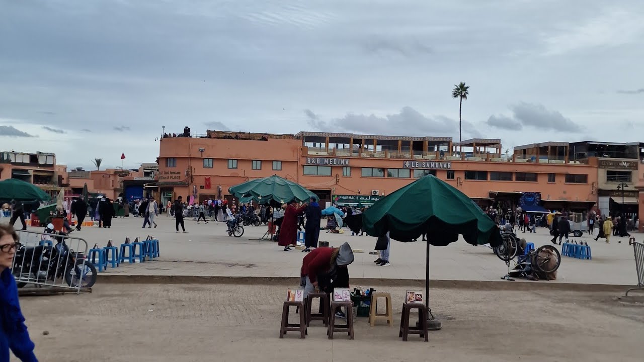 جامع الفنا مراكش حمراء