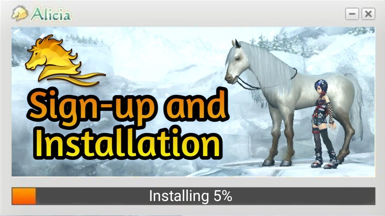 Alicia Online - How to Register and Install the game