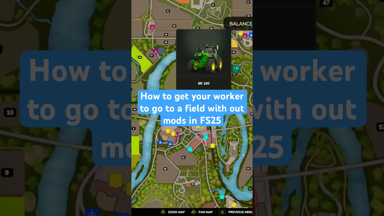 FS25 Making your Workers Drive for you!  #tutorial #farmtutorial #farmingsimulator25 #gaming