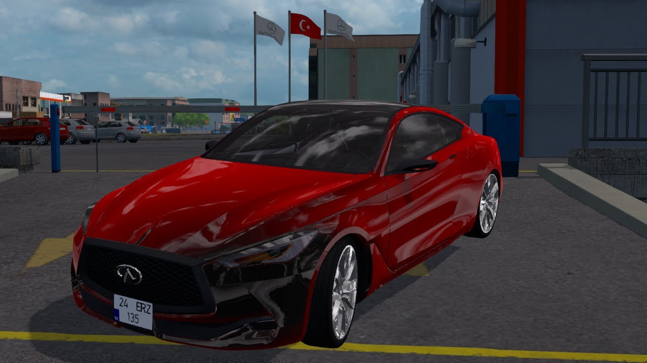 Infinity Q60 Araba Mod ETS 2 (1.37)#mod #ets2 #oyun #game #ets2mod