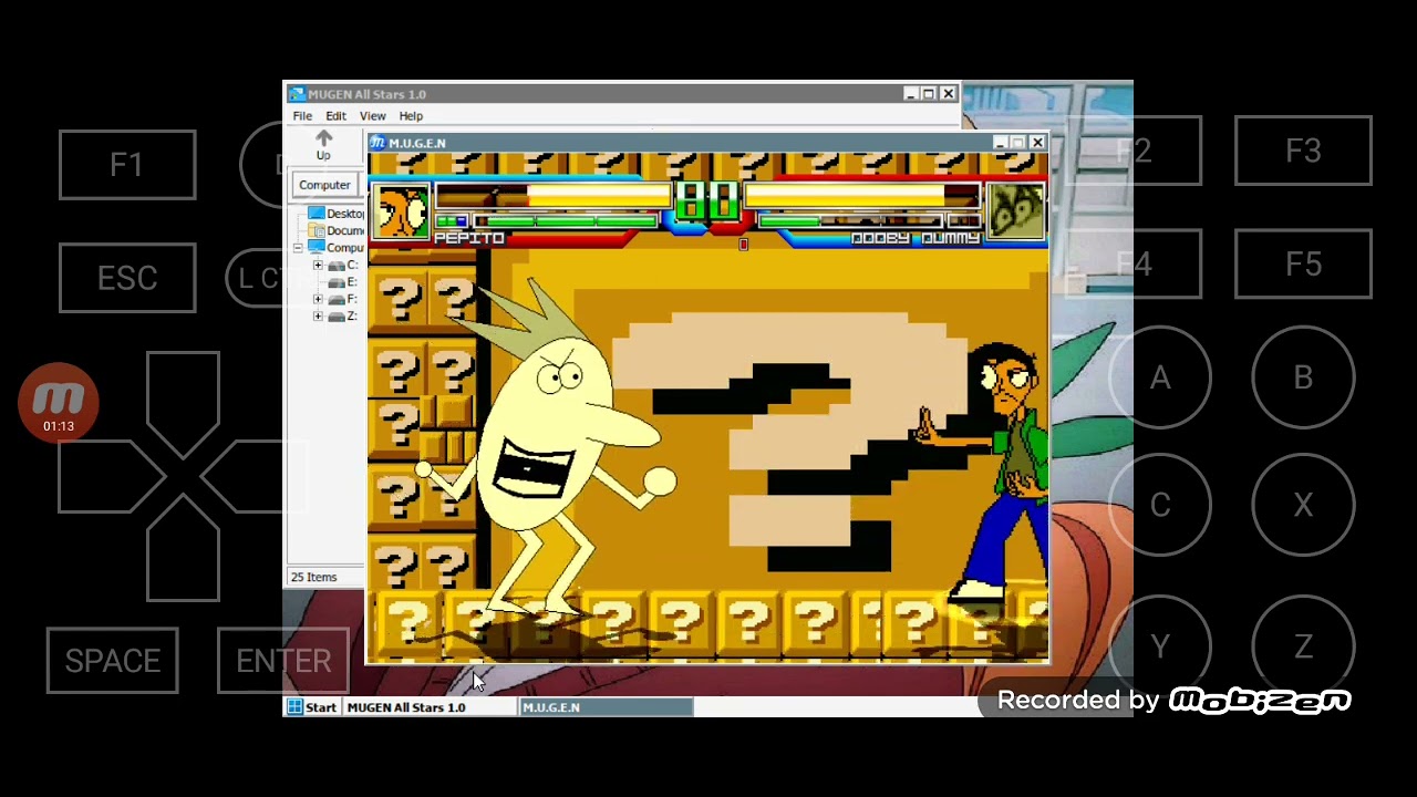 Mugen Battle #3063: Pepito vs Dooby Dummy