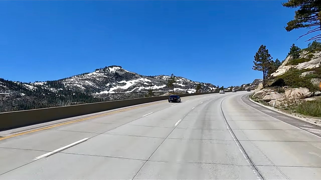 Donner Pass, from CA state line to Auburn on I-80