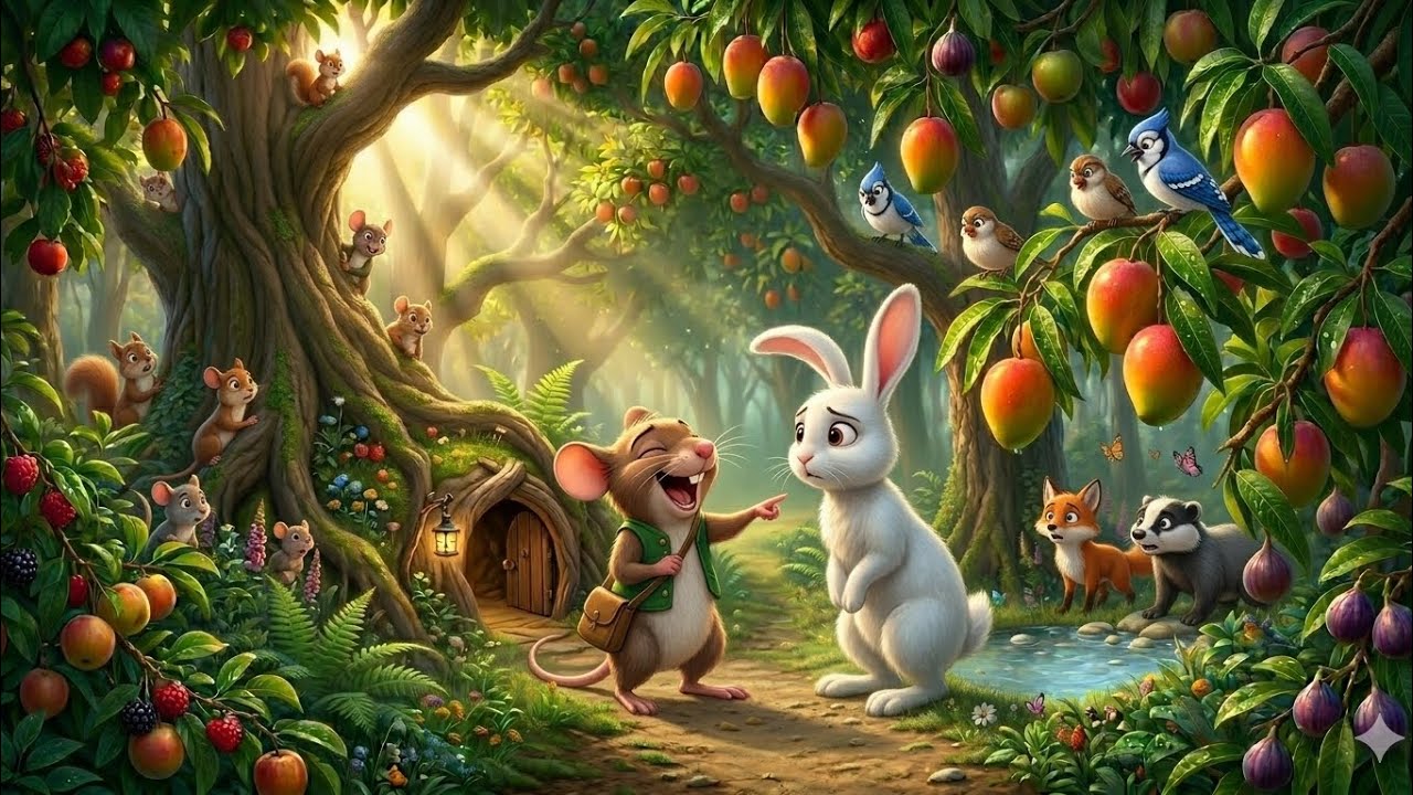 Rabbit And Mouse | खरगोश और चूहा | Hindi kahaniya | story #moral stories #kahani #hindikahani