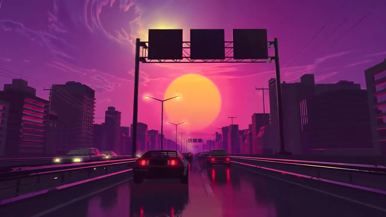 Neon Rain Lo-fi Streets 🌆 │Lofi Sleep Time