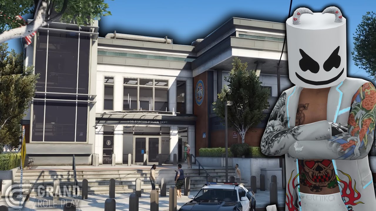 Tour of the New LSPD in Grand RP!!!