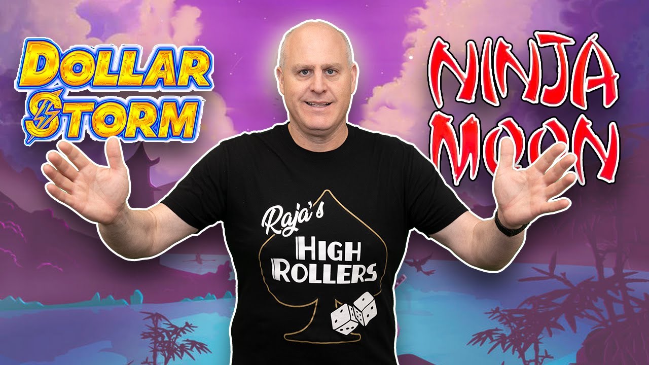Huge Multiplier Jackpot Hit Playing High Limit Dollar Storm ⚡ Ninja Moon Max Bet $50 Spins