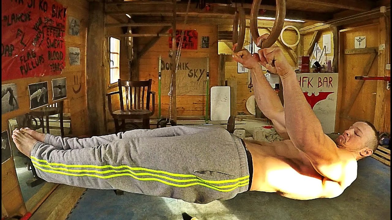 Dominik Sky - Front Lever Training BW= 89kg