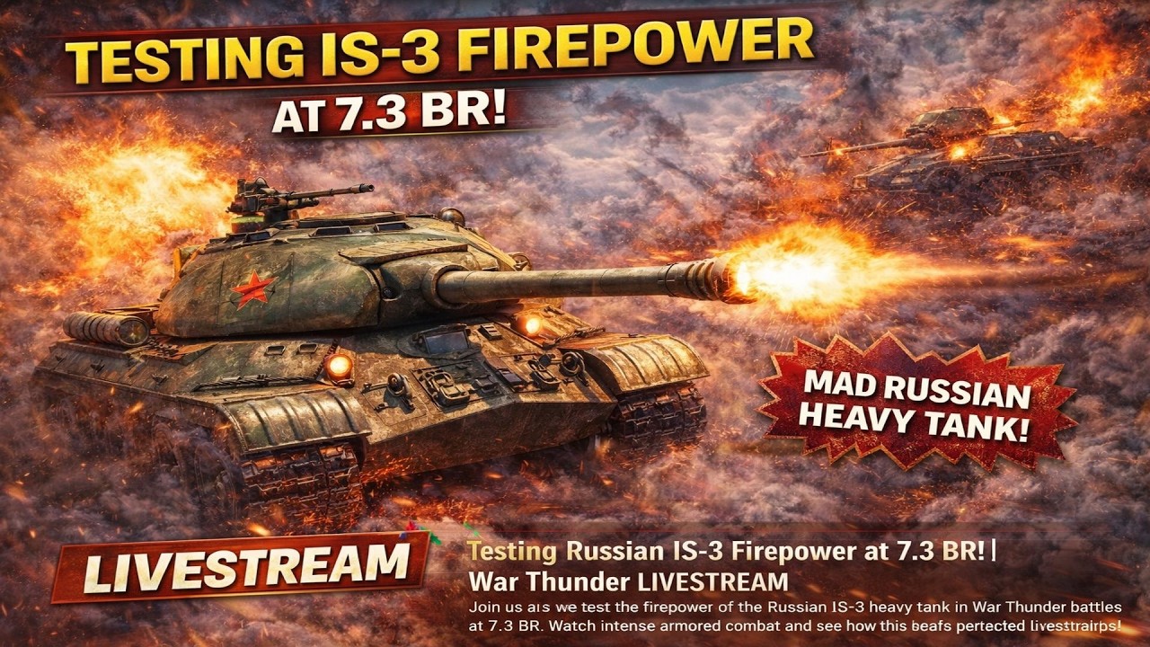 CAN the IS-3 survive 7.3 BR? russian heavy tanks power test - Warthunder