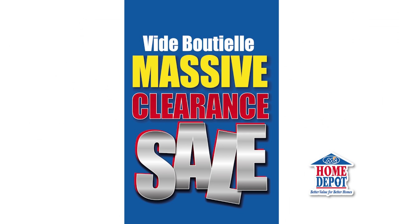 M&C Home Depot Massive Clearance Sale