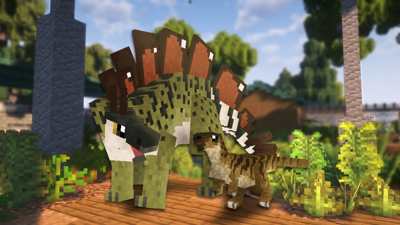 Скоростная сборка корпуса Stegosaurus & Dryosaurus MIX &mdash; мод &laquo;Ископаемые и археология&raquo;