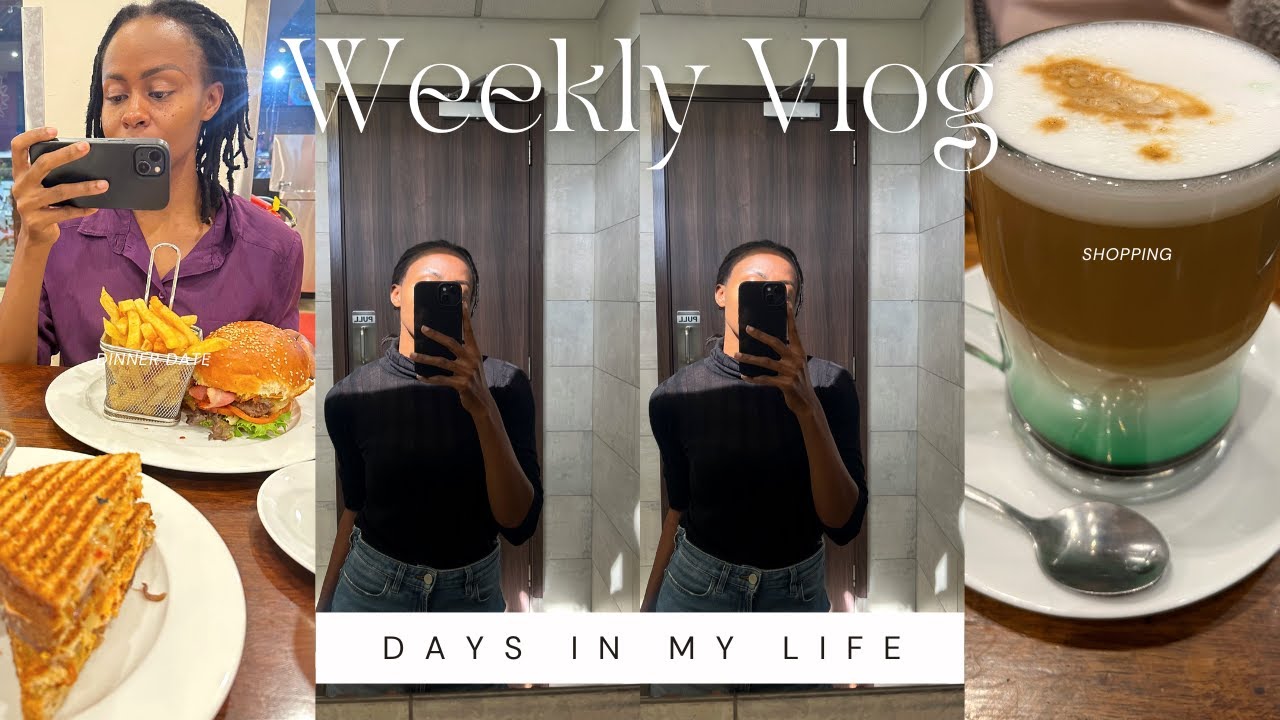 VLOG | Dinner dates, Dyeing My Locs, Meal Prepping, Shopping & Making New Friends