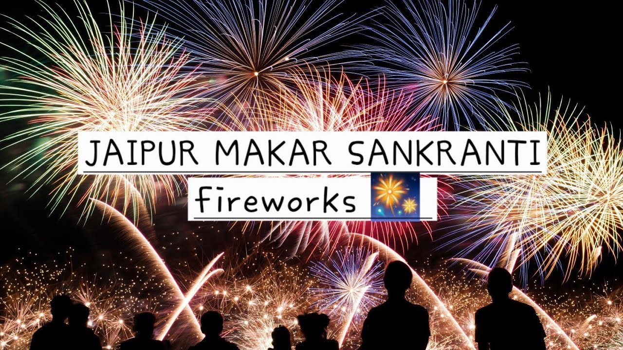 Makar Sankranti fireworks 😲 #makarsankranti #kite #jaipur #vairalvideo 