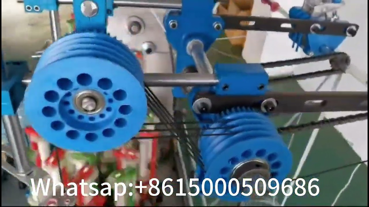 90 Series High Speed Braiding Machine with Glue Feeding Device for Elastic Band and Elastic Rope