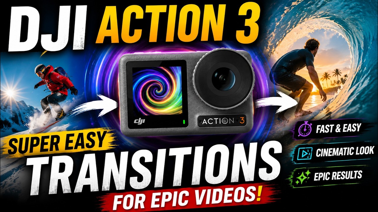 DJi ACTION 3 SUPER EASY TRANSITIONS THAT ANYONE CAN DO!