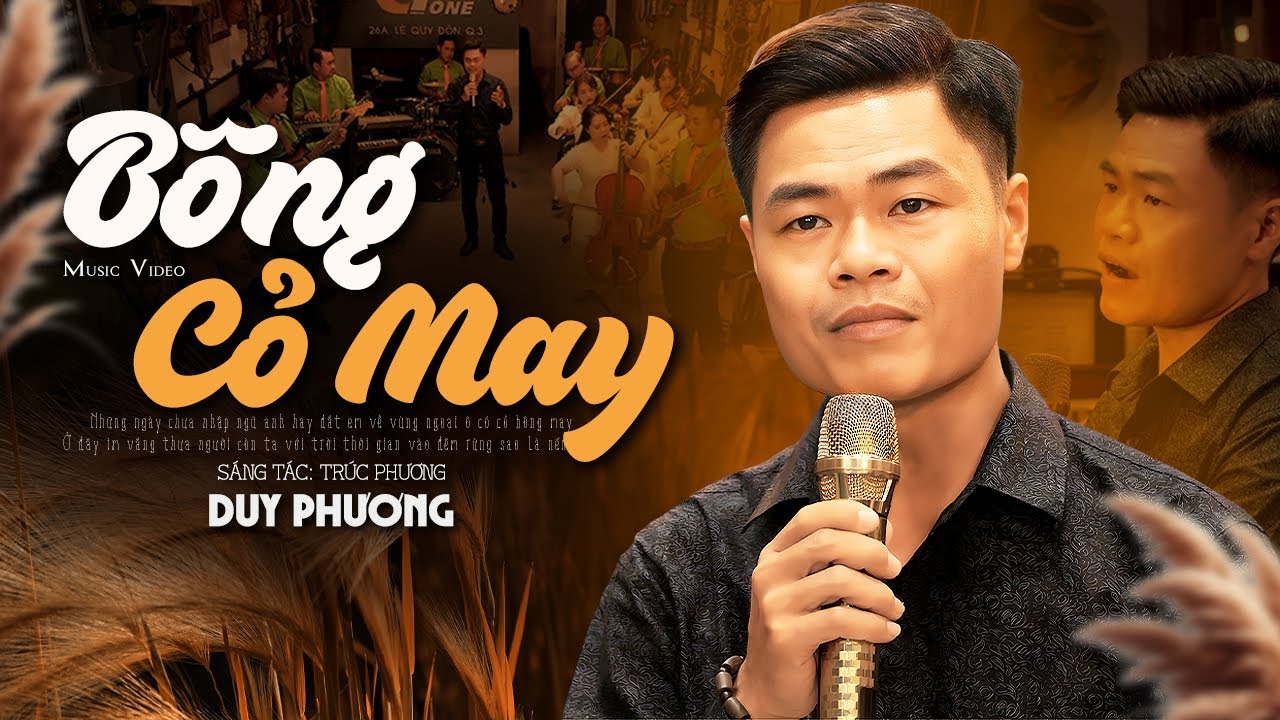 B&ocirc;ng Cỏ May - Duy Phương | Nhạc V&agrave;ng Xưa MV
