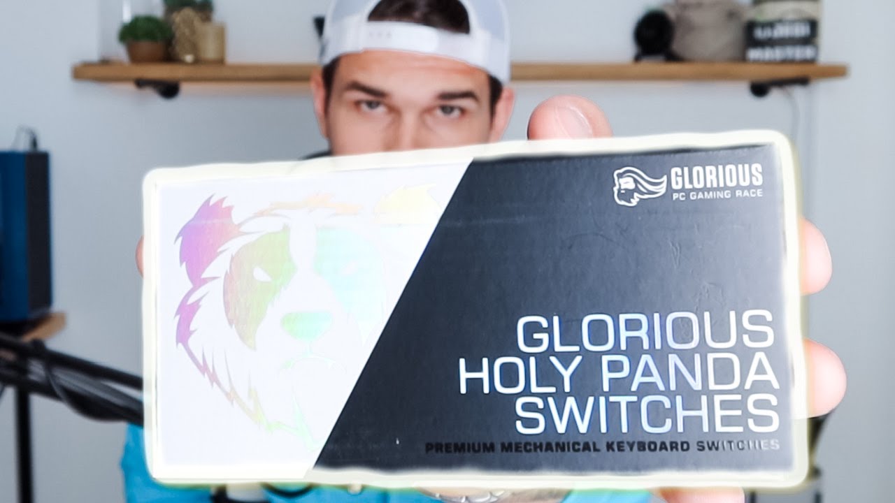 NEW GLORIOUS *HOLY* PANDA SWITCHES REVIEW, SOUND TEST (ASMR), AND MOD | Jedi_Luke