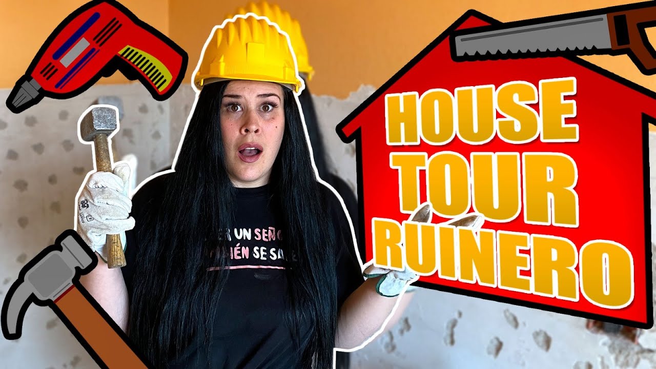 HOUSE TOUR🏚!Os ense&ntilde;o TODO!😅| Me he comprado una casa abandonada | #pisoenruinastour Dianina XL