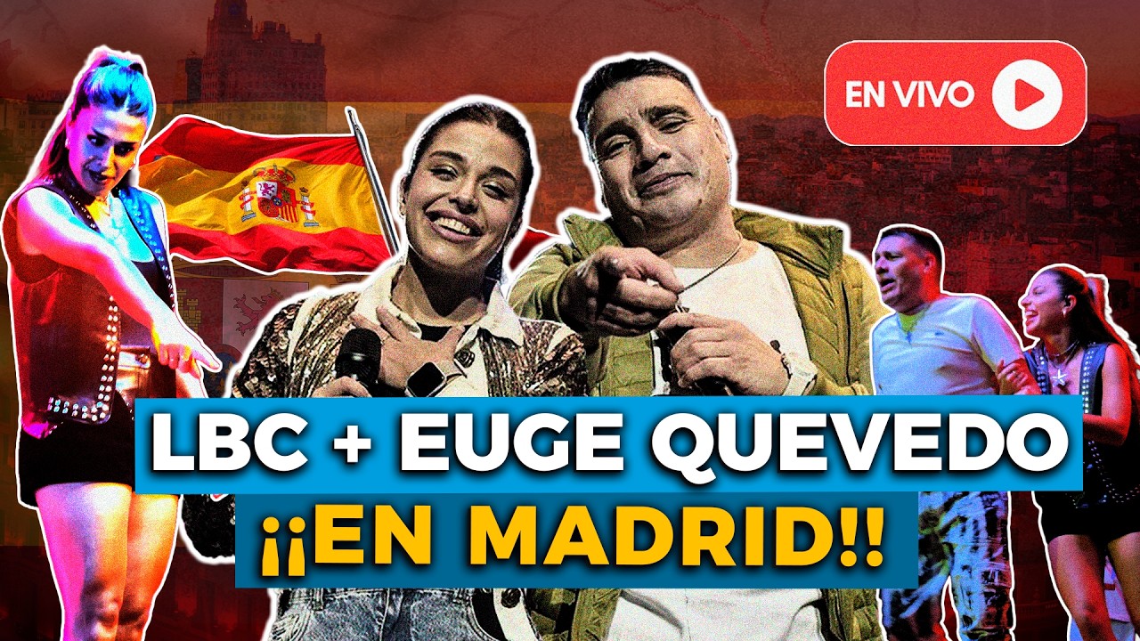 LA BANDA DE CARLITOS Y EUGE QUEVEDO transmisión en vivo DESDE MADRID | La Popu