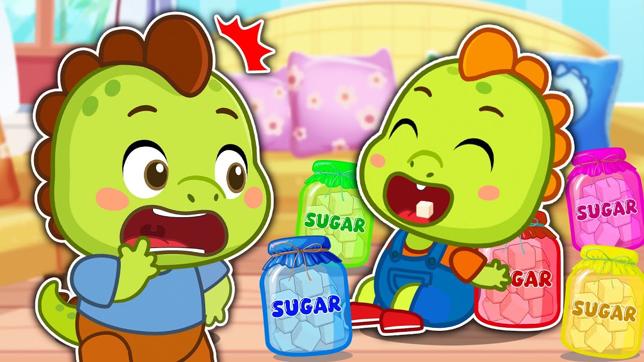Sim, papai | Johny Johny Yes Papa Português - Música Infantil | DinoLala Músicas Infantis