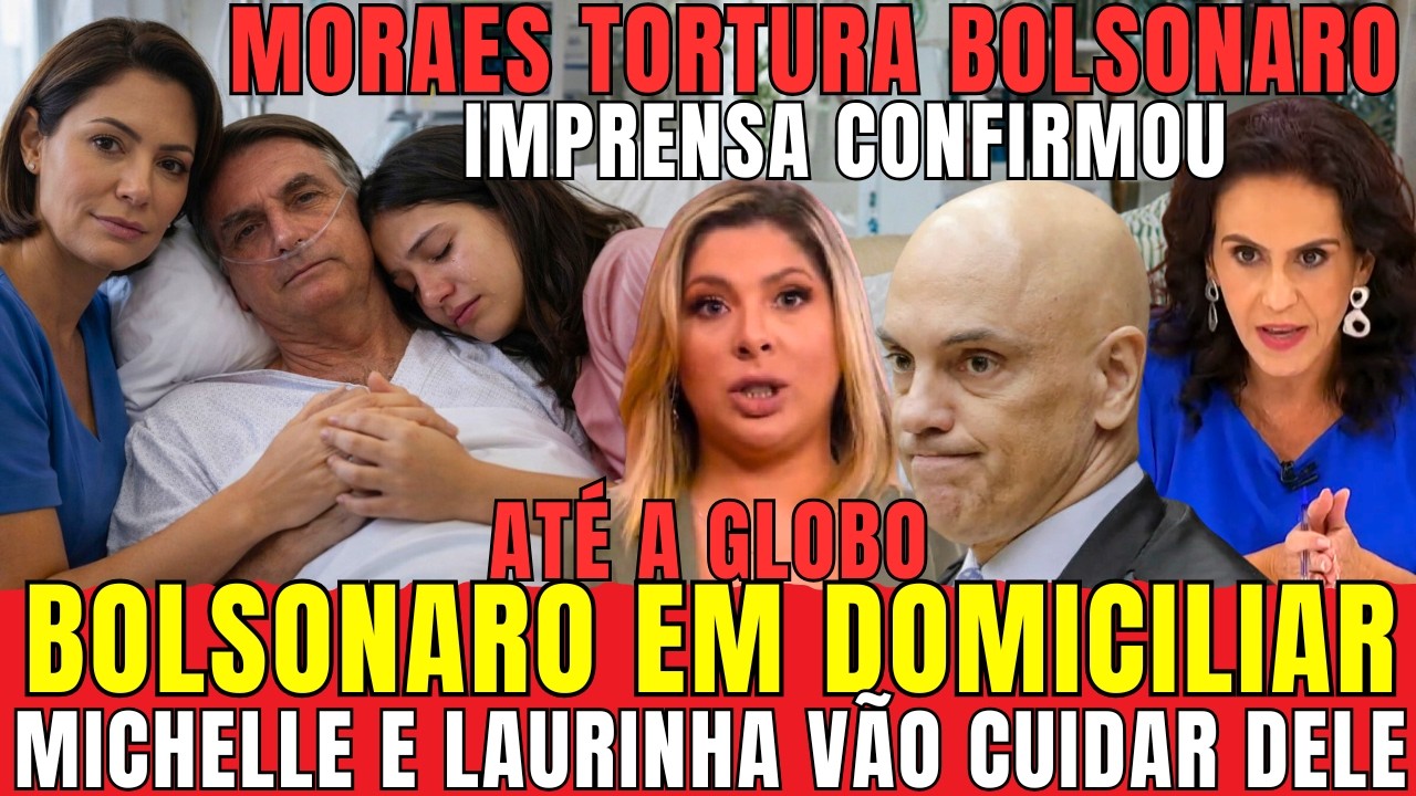 MÉDICO DE BOLSONARO FALA À IMPRENSA SOBRE ESTADO SAÚDE E FLÁVIO FALA COM MORAES SOBRE DOMICILIAR