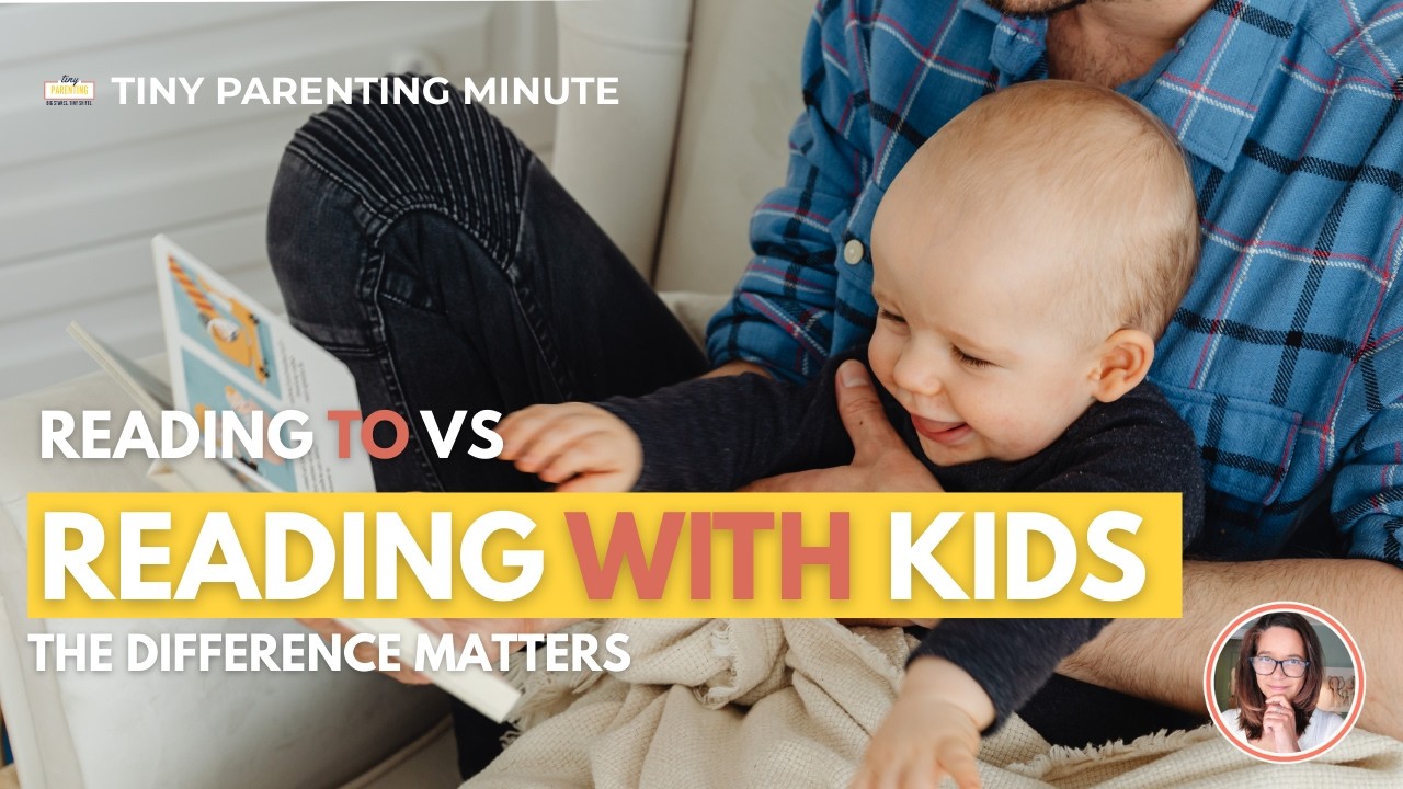 Reading TO Your Kids vs Reading WITH Them