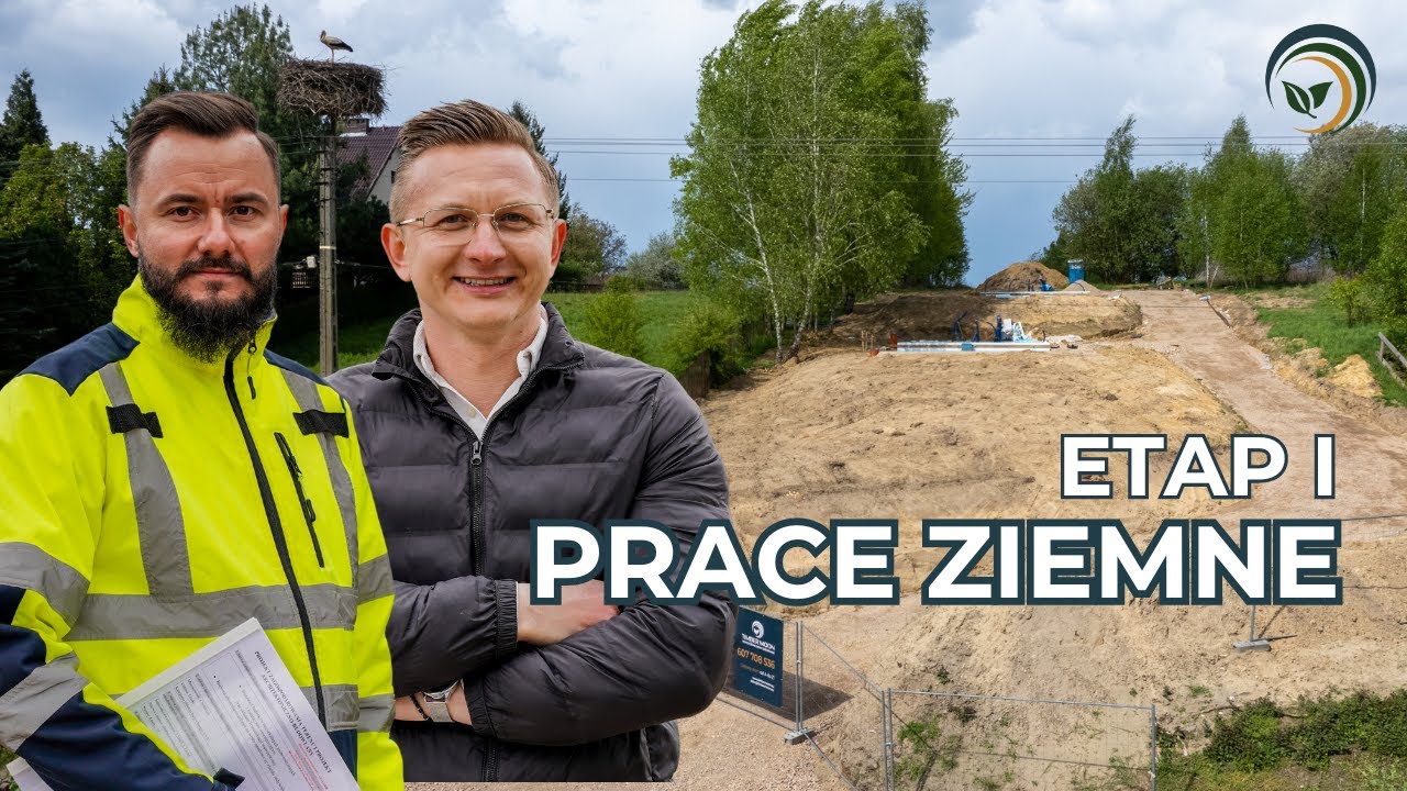 BUDUJEMY DOM SZKIELETOWY - ETAP 1 - PRACE ZIEMNE