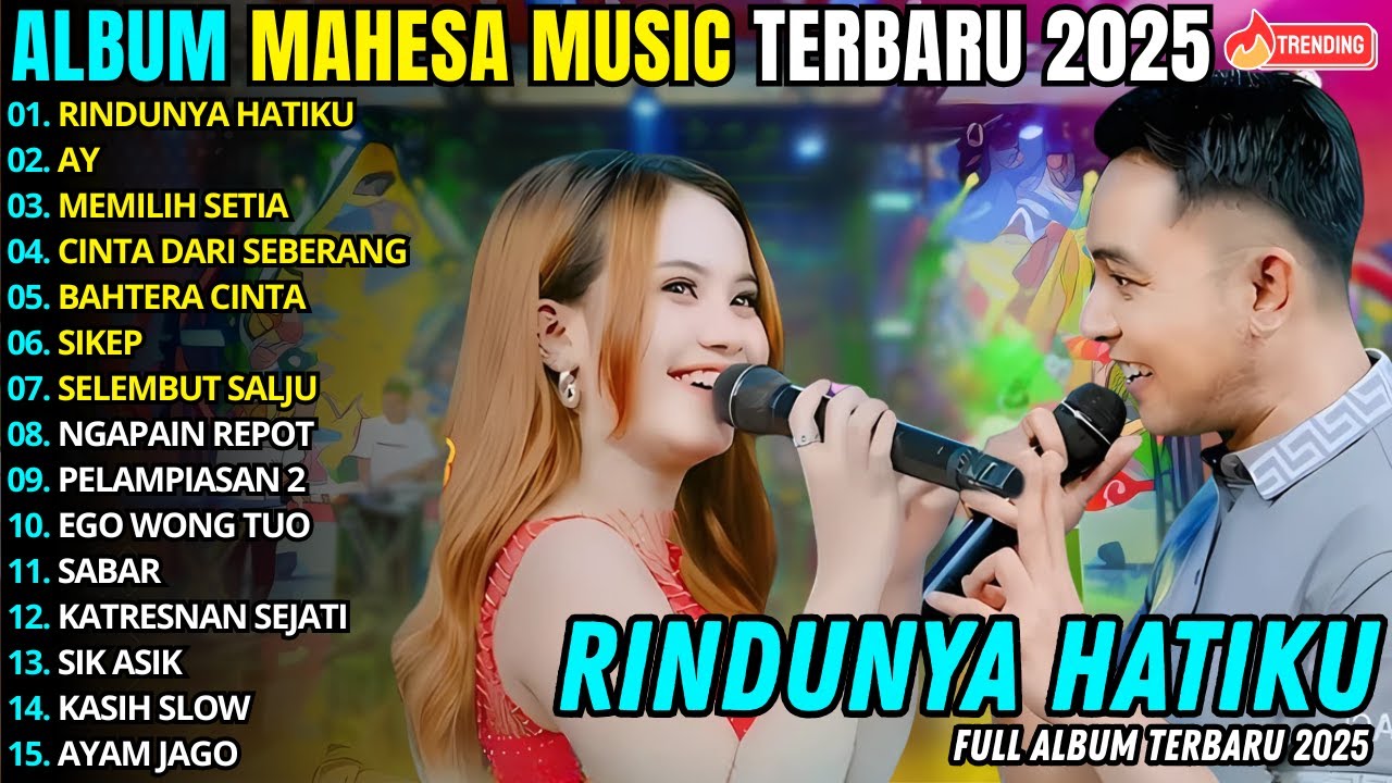 RINDUNYA HATIKU - AY ║ AJENG FEBRIA FT GERRY ║ MAHESA MUSIC FULL ALBUM TERBARU 2025