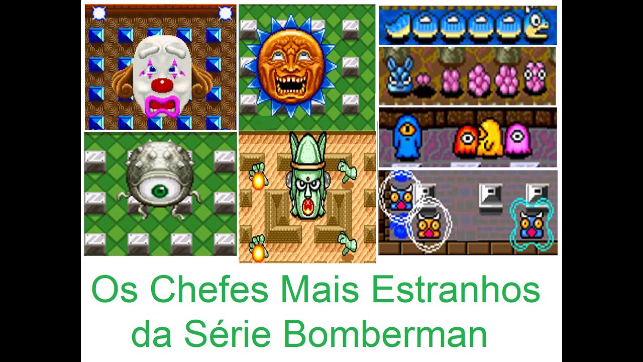 Chefes Mais Estranhos da Série Bomberman
