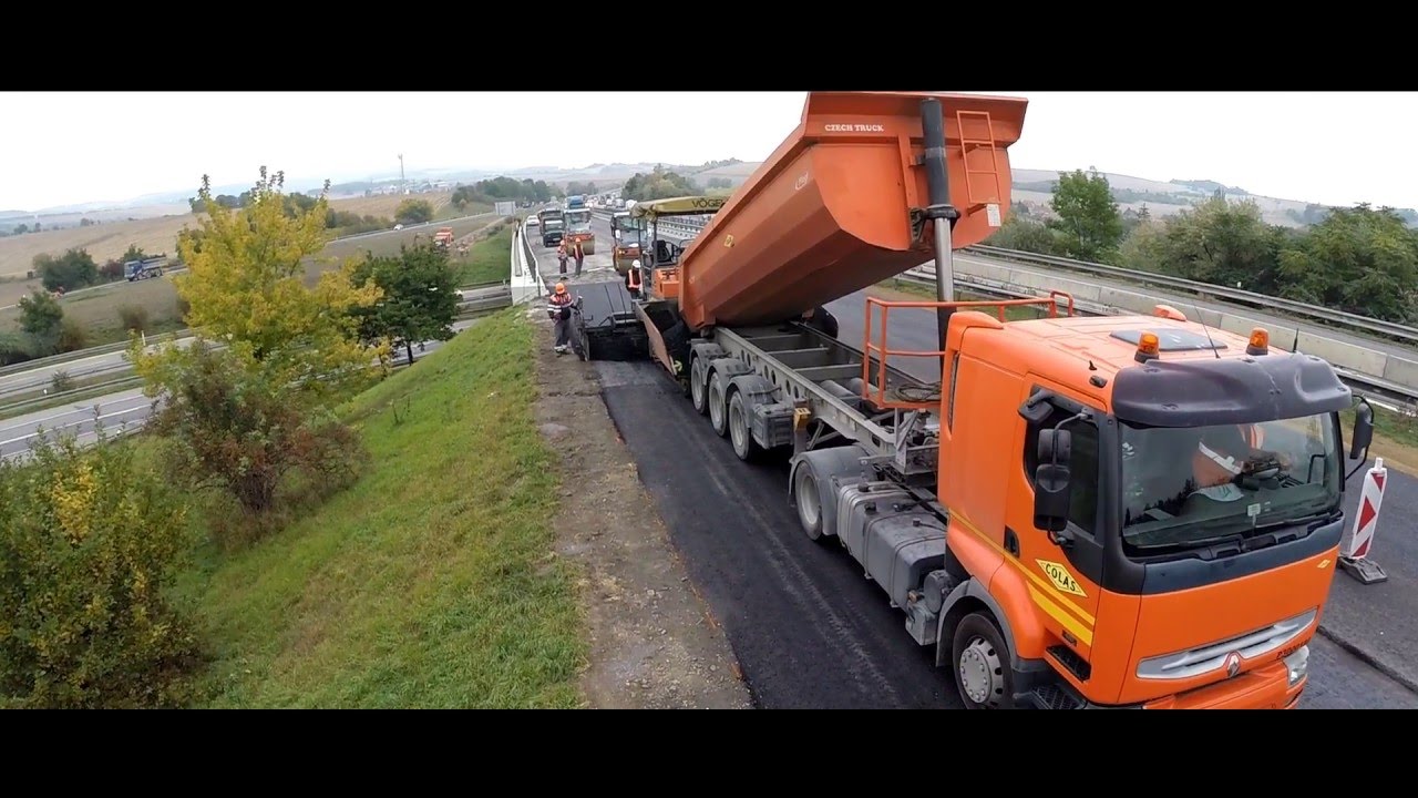 D1 rekonstrukce vozovky km 199,3 - 204,6 vlevo - 2015