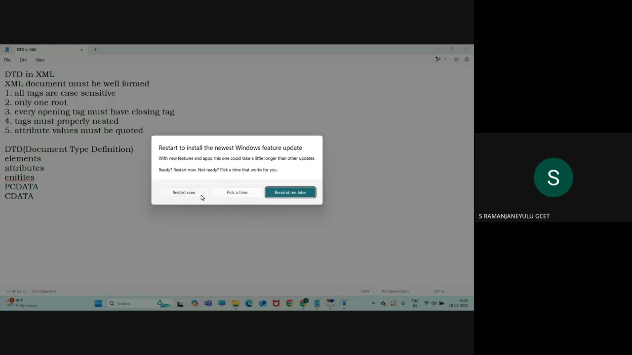 Create DTD and Run with XML Copy editor