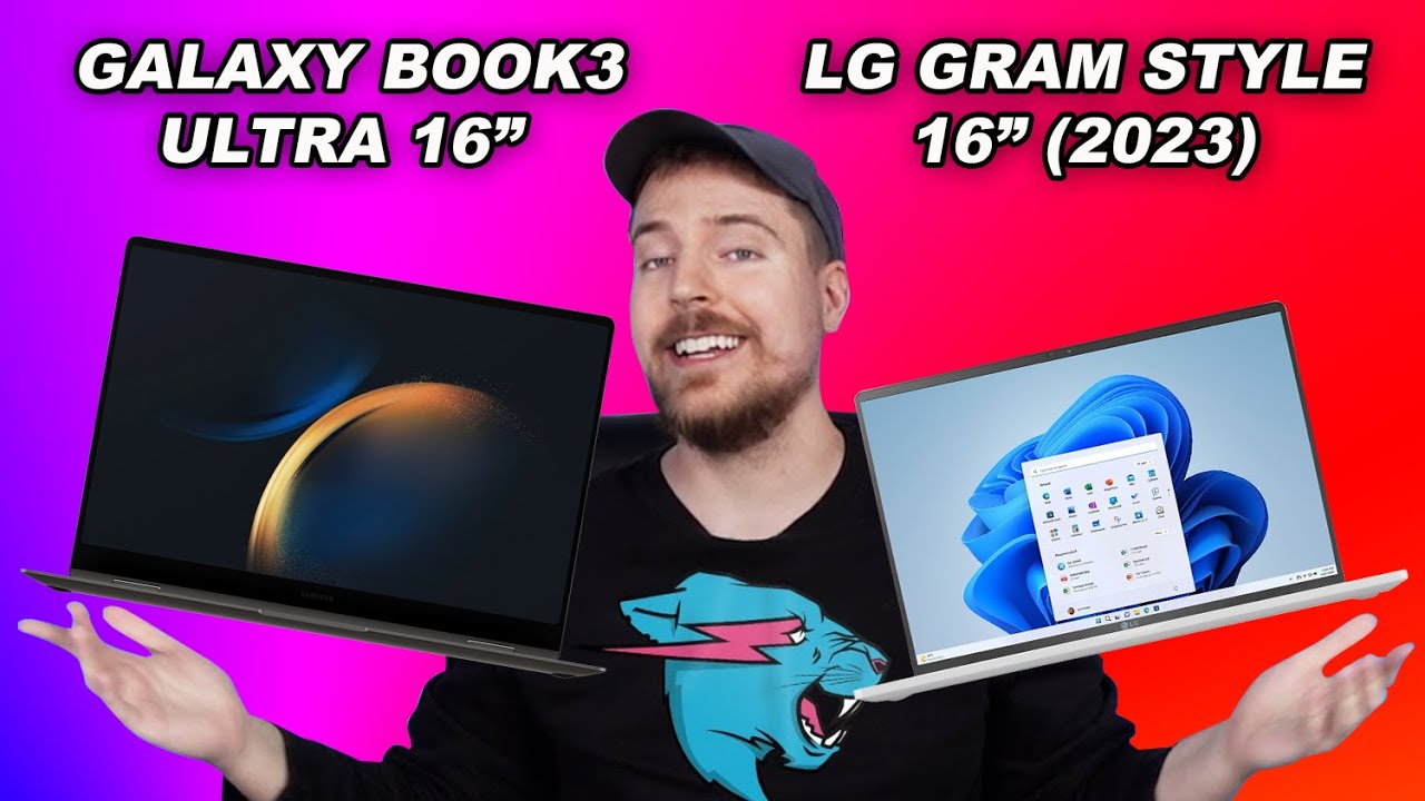 Samsung Galaxy Book 3 Ultra 16 vs LG Gram Style 16 (2023)