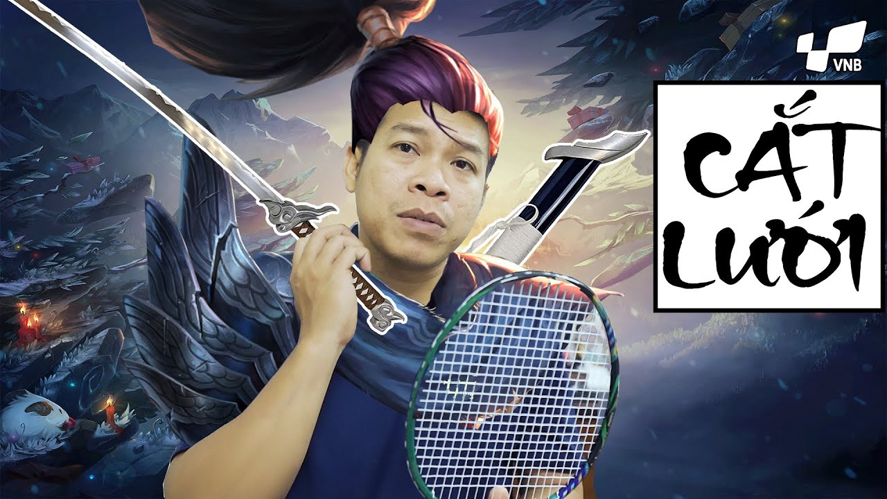 Hướng dẫn cắt lưới kiểu tuyển LI-NING Trung Quốc - How to CUT the BADMINTON STRING like LI-NING TEAM