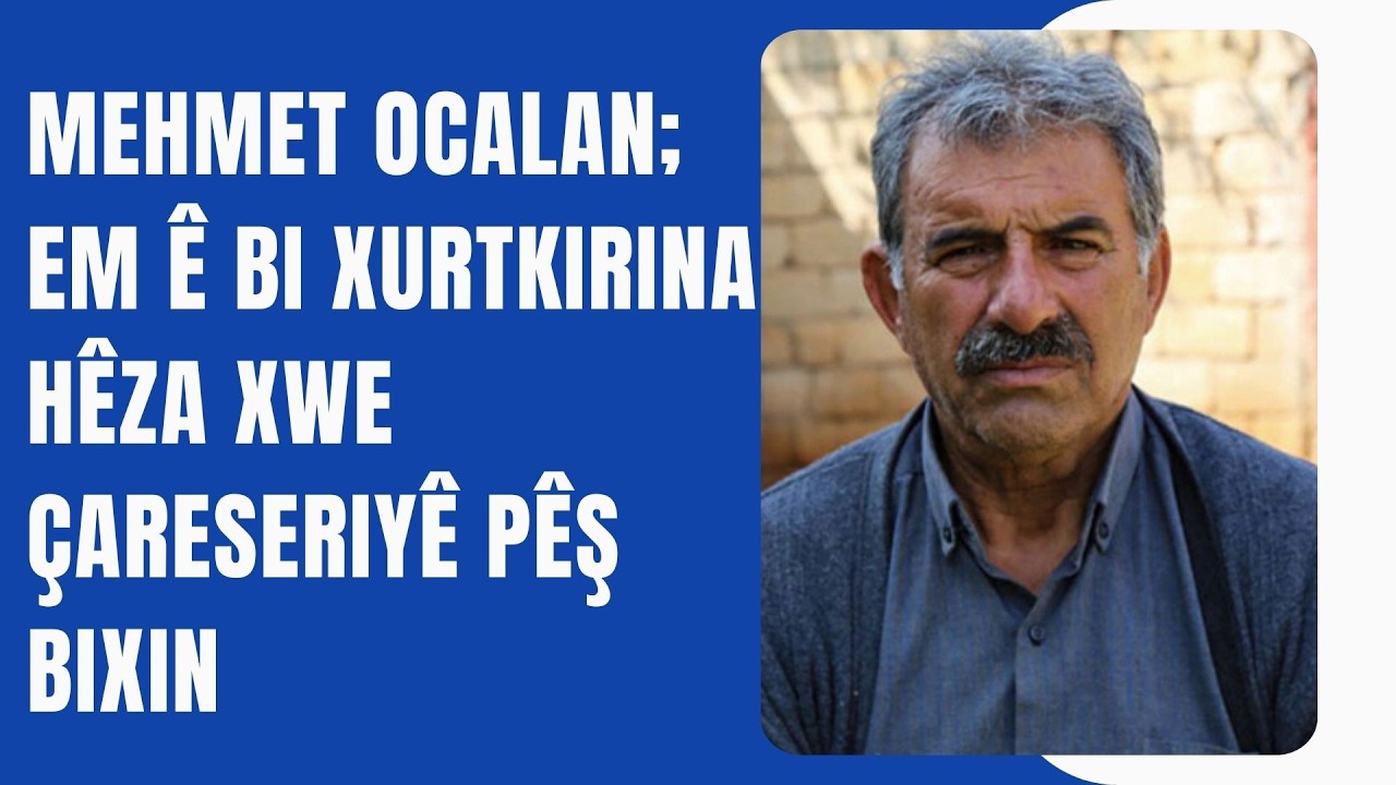 Mehmet Ocalan; Em ê bi xurtkirina hêza xwe çareseriyê pêş bixin.