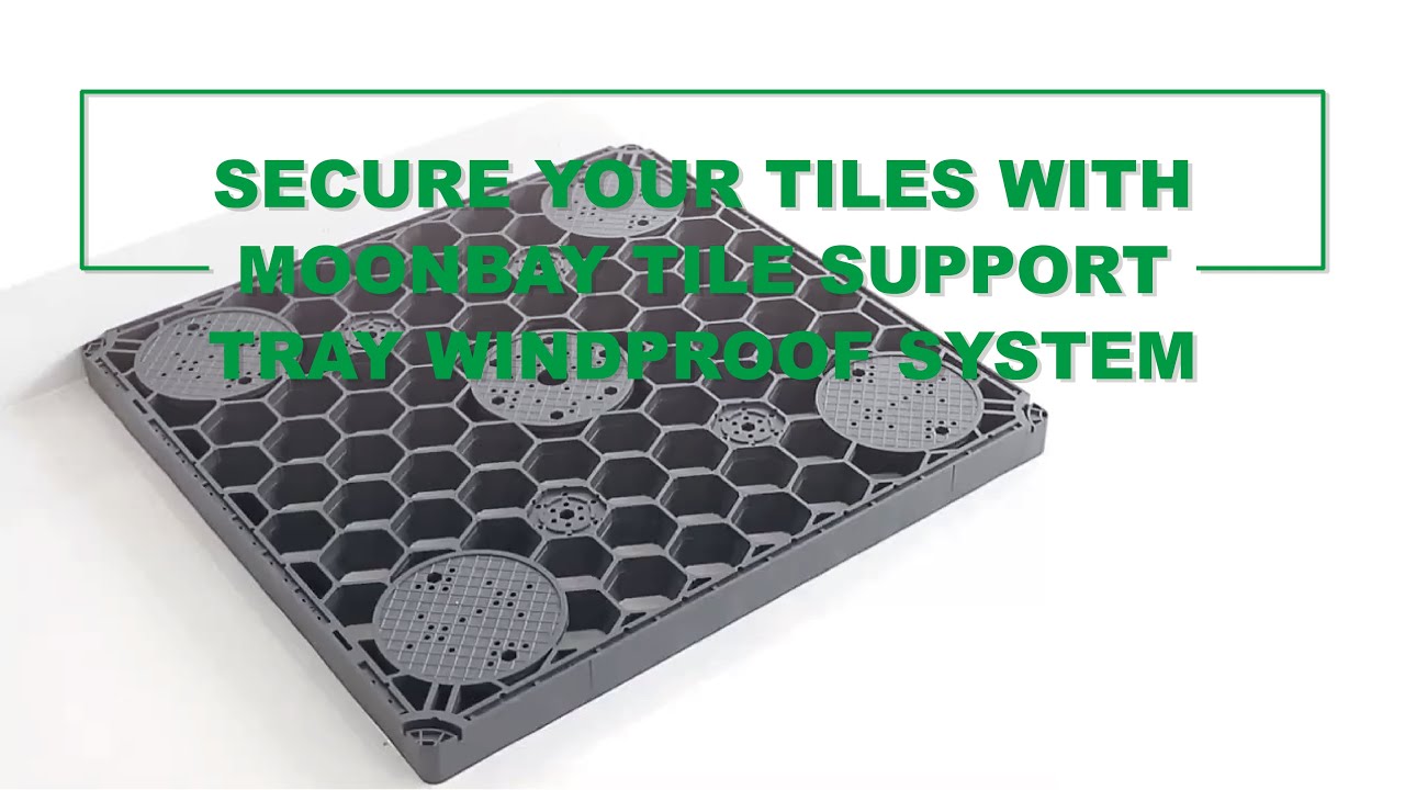 Secure Your Tiles with Moonbay Tile Support Tray Windproof System 🌬️🧱
