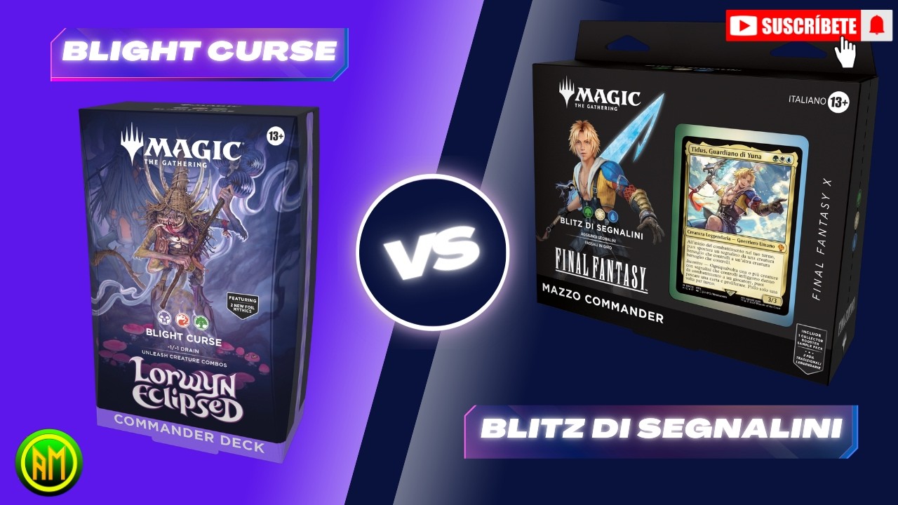 Battle of Precon⚔️▶️ Blight Curse⚫🔴🟢 VS Blitz di segnalini🟢🟡🔵[MTG ITALIA🇮🇹]