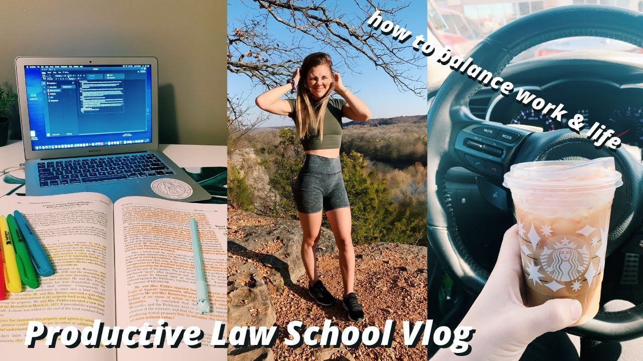 The MOST Productive Law School Vlog (what life is REALLY like as a law student)