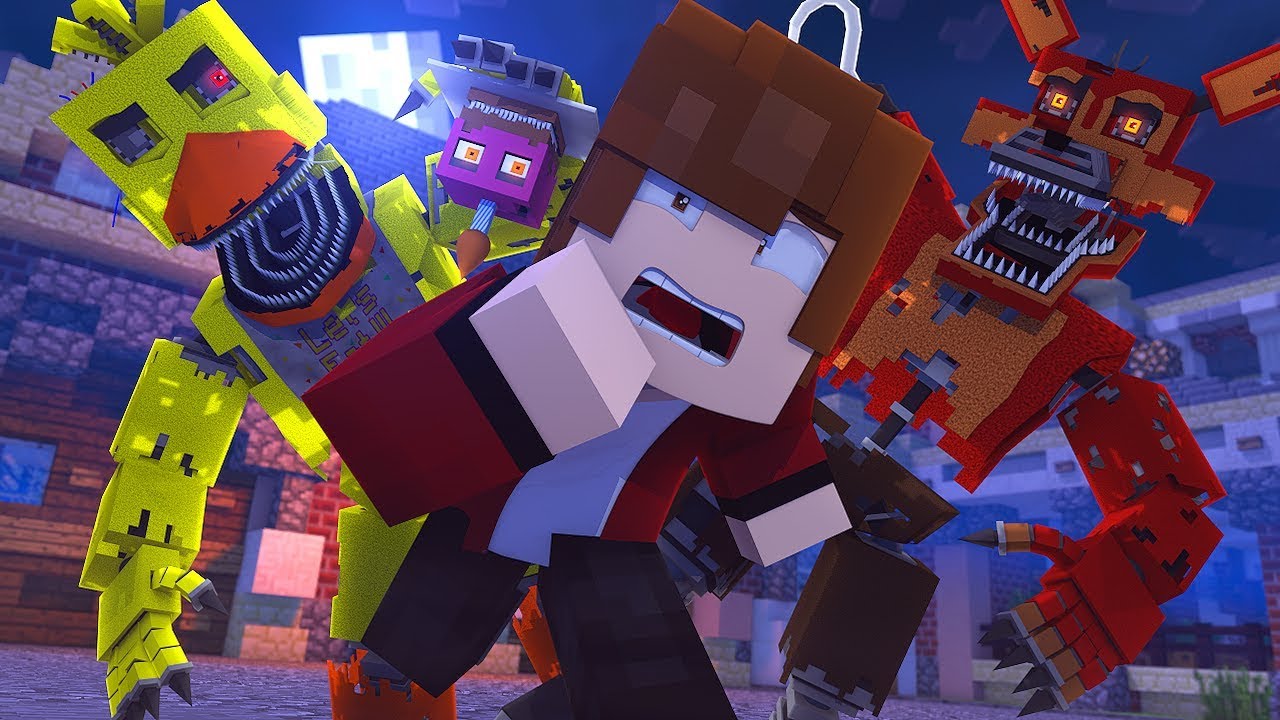 Minecraft FNAF 7 Pizzeria Simulator - TWISTED'S VISIT MY MANSION! (Minecraft Roleplay)