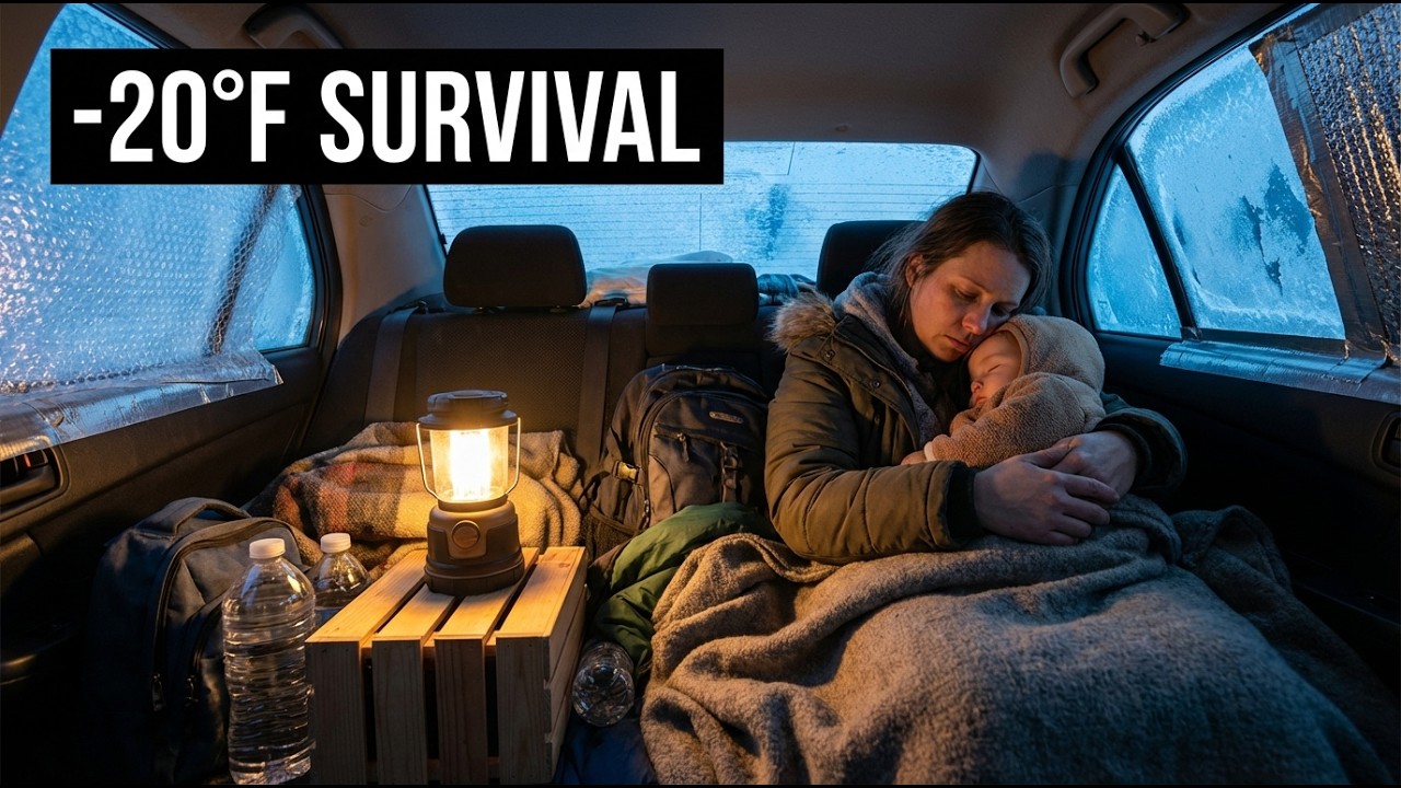 How a Homeless Mom and Her Baby Survive In A Car Without Heating