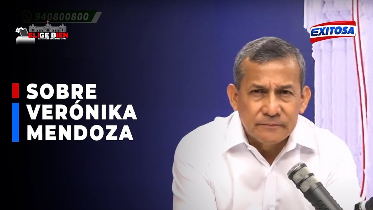 🔴🔵Ollanta Humala sobre Verónika Mendoza: “Ella para de partido en partido, no ha construido uno”