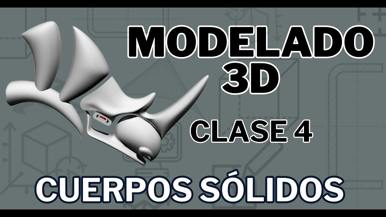 Rhino 7 - Modelado 3D - Cuerpos Solidos