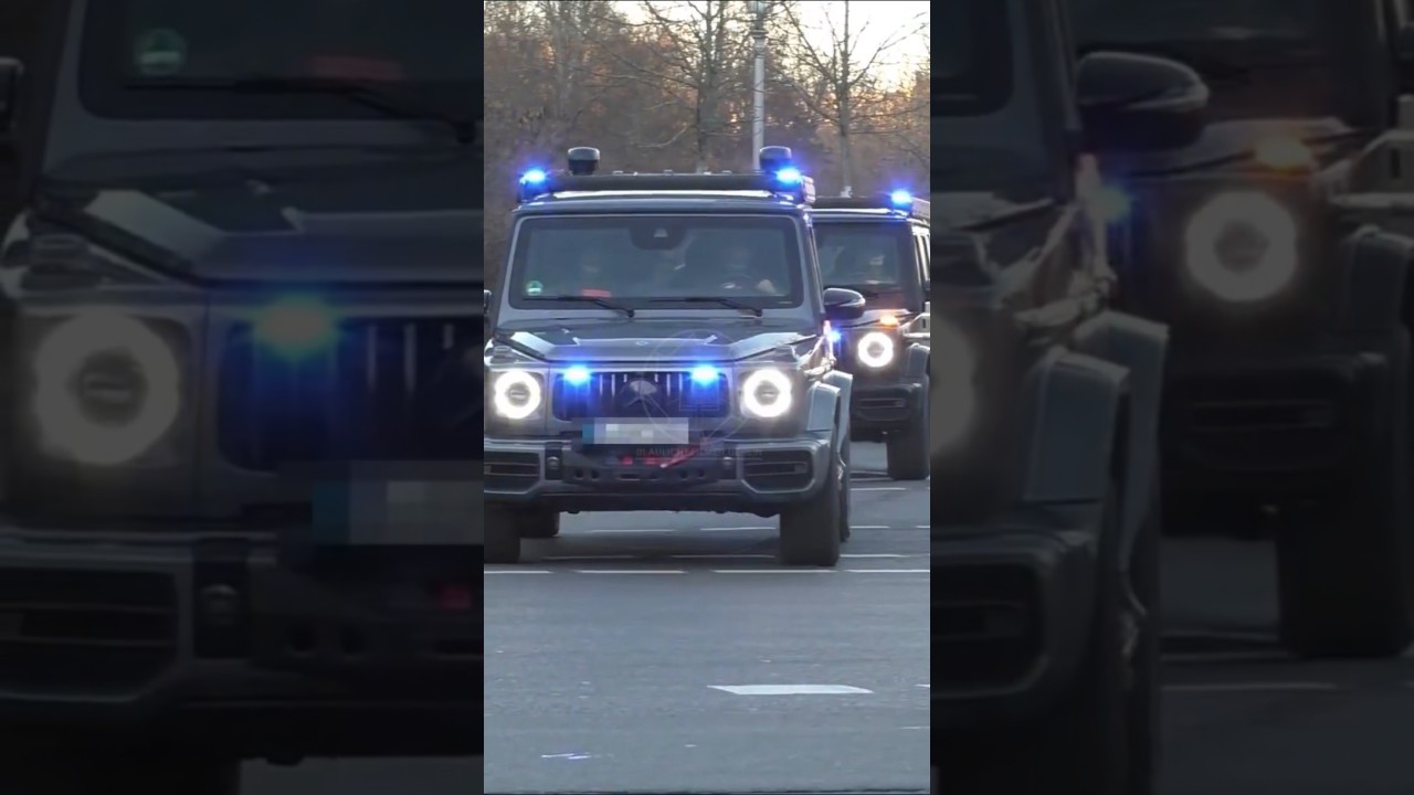 New Mercedes-Benz G-Class of Berlin’s Special Forces Police 🚨